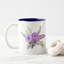 Recherche de violettes tasses Design floral