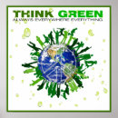 Recherche de paix monde posters Vert