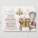 Recherche de 14x19 baptême invitations Rose