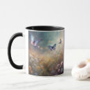 Recherche de papillon lavande tasses Papillons