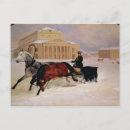 Recherche de hiver russe cartes postales Néo classique