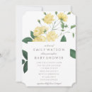 Recherche de jaune baby shower invitations Verdure