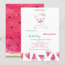 Recherche de pastèque mignonne invitations Été