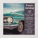 Recherche de vieilles voitures invitations Cru