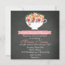 Recherche de vintage tea bridal shower invitations Fleurs