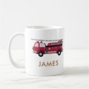 Recherche de camions pompiers tasses Rouge