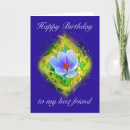Recherche de crocus anniversaire cartes Bleu