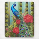 Recherche de plume bleue tapis souris Floral