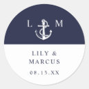 Recherche de ancre nautique autocollants Minimaliste