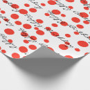 Recherche de points rouges papier cadeau Amusant