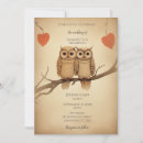 Recherche de hibou mariage invitations Mignon