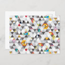 Recherche de motifs dessins géométriques cartes postales Motif triangle