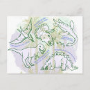 Recherche de dinosaure cartes postales Plesiosaure