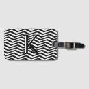 Recherche de noir blanc bagages étiquettes Chevron