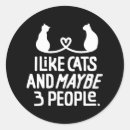 Recherche de personne de chat autocollants Drôle
