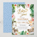 Recherche de cute animals baby shower invitations Safari