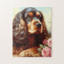 Recherche de cocker puzzles Chiot