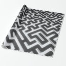 Recherche de labyrinthe papier cadeau Blanc