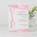Recherche de satin invitations Rose