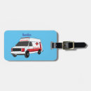 Recherche de urgence bagages étiquettes Ambulance