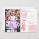 Recherche de chaussure de ballet 13x18 invitations Floral