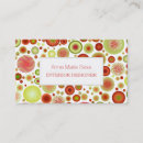 Recherche de contexte cartes visite Coloré