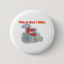 Recherche de fauteuil roulant badges Humour