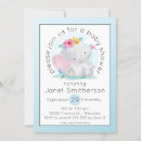 Recherche de bébé éléphant invitations Fleurs