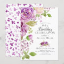 Recherche de purple floral anniversaire invitations Papillon