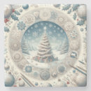 Recherche de hiver dessous de verres Arbre de noël