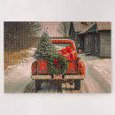 Recherche de truck puzzles Camion rouge