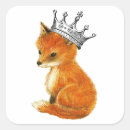 Recherche de renard vintage autocollants Mignon