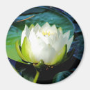 Recherche de grande fleur magnets Blanc