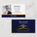 Recherche de agent immobilier résidentiel cartes visite Photo d'entreprise