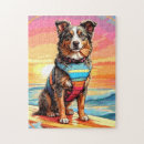Recherche de chiens de berger australiens puzzles Aussie