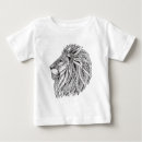 Recherche de tête de lion bébé vêtements Mandala