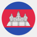 Recherche de drapeau cambodge autocollants Cambodgien