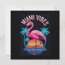 Recherche de miami vœux cartes Flamant