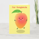 Recherche de mangue vœux cartes Mignon