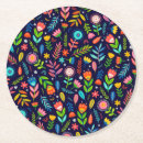 Recherche de motif papier peint dessous de verres Fleurs