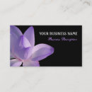 Recherche de pourpre de fleur cartes visite Customer