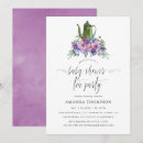 Recherche de purple tea party invitations Baby