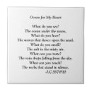 Recherche de poésie carreaux Océan