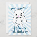 Recherche de lapin kawaii invitations Animal