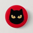Recherche de chat noir badges Dessin animé