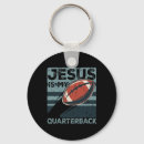 Recherche de quarterback porteclés Joueur de football