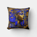 Recherche de egyptien coussins Bleu