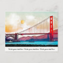 Recherche de pont san francisco cartes postales Illustration
