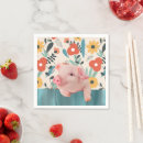 Recherche de porcelet serviettes Pour enfants