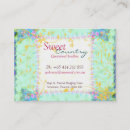 Recherche de sweets visitenkarten Floral